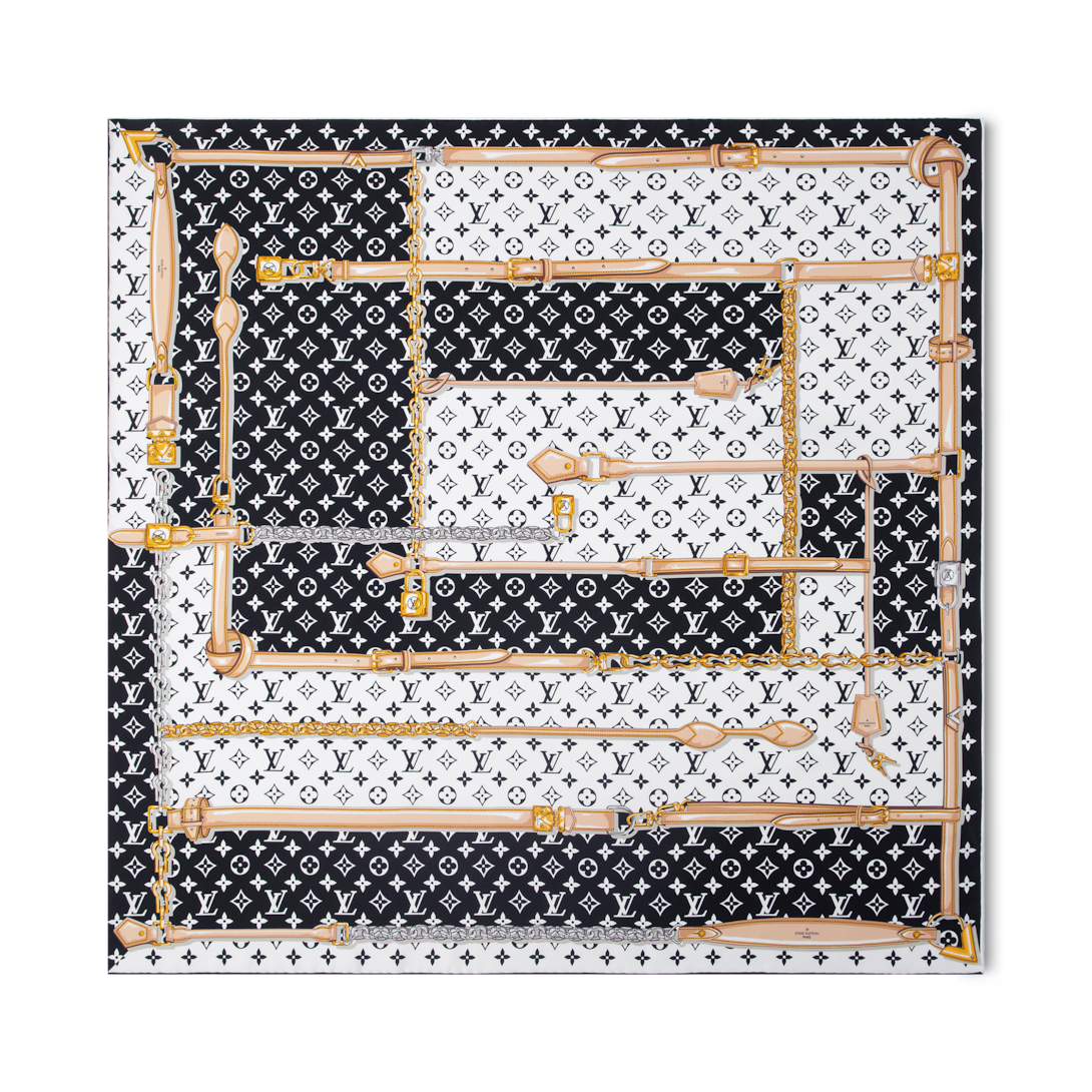 Louis Vuitton シルク100% Monogram Confidential Square 90 S00 - Accessories | LOUIS VUITTON